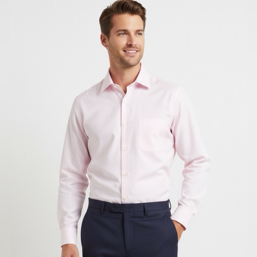 Men’s Art Hoffman Button Up Dress Shirt 17-17.5